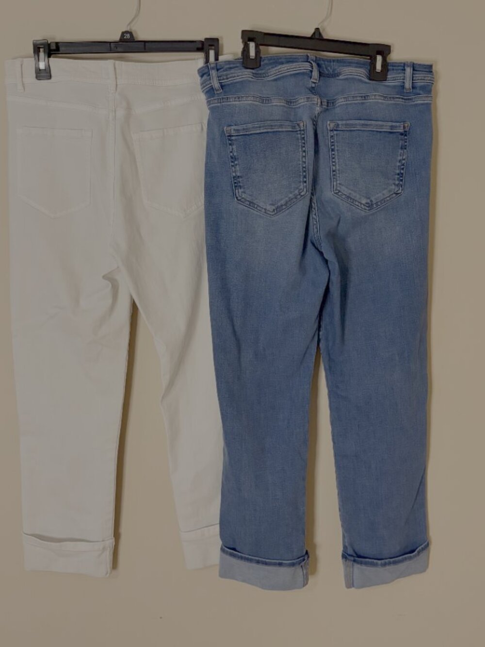 💥SOLD💥Size 8 Set J.Jill Jeans: High-Rise, Straight Leg Ankle Length, Cuffed - Picture 2 of 13